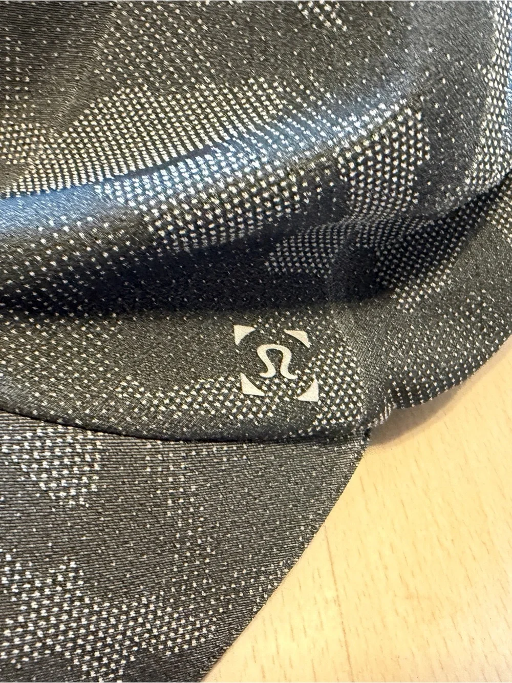 Lululemon Black Tonal Camo Running Hat Baseball Cap Adjustable One Size